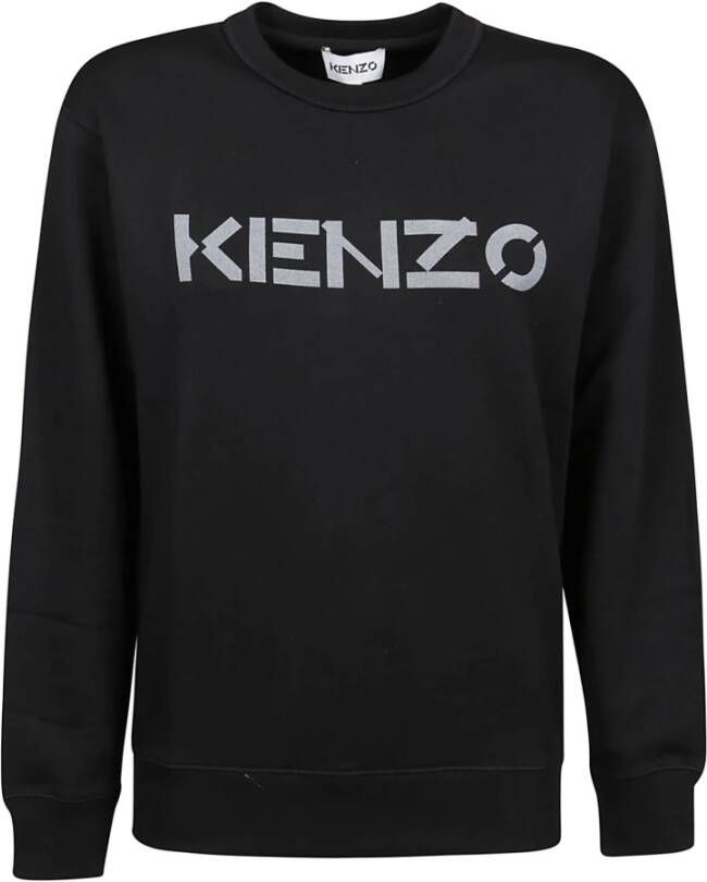 Kenzo Klassiek Zwart Katoenen Sweatshirt Black Dames