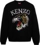 Kenzo Sweatshirt met Jungle Borduursel en Tijgerhoofd Motief Black Dames - Thumbnail 1