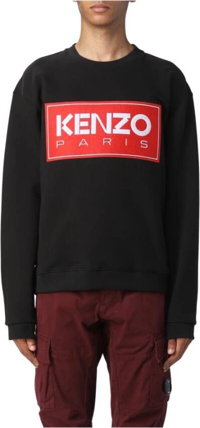 Kenzo Sweatshirt Paris Taille: XS Couleur Presta: Noir Zwart Heren