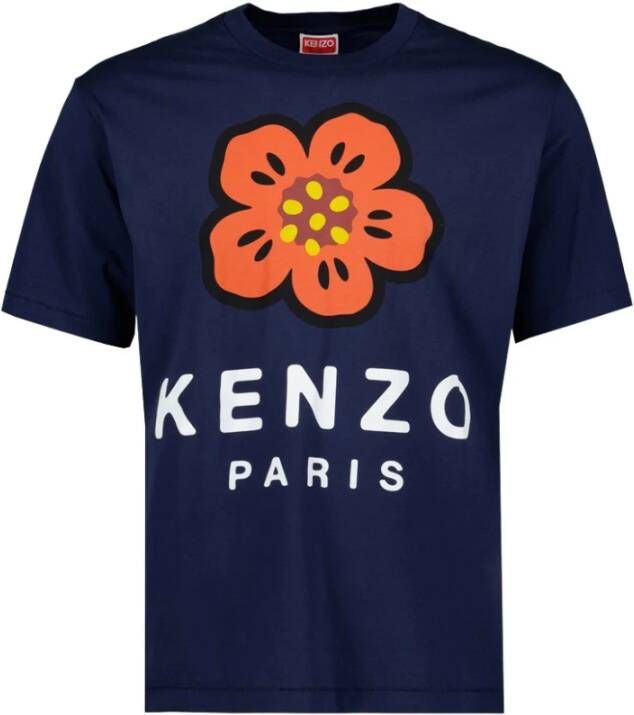 Kenzo Elegante en Comfortabele T-shirt voor Blauw