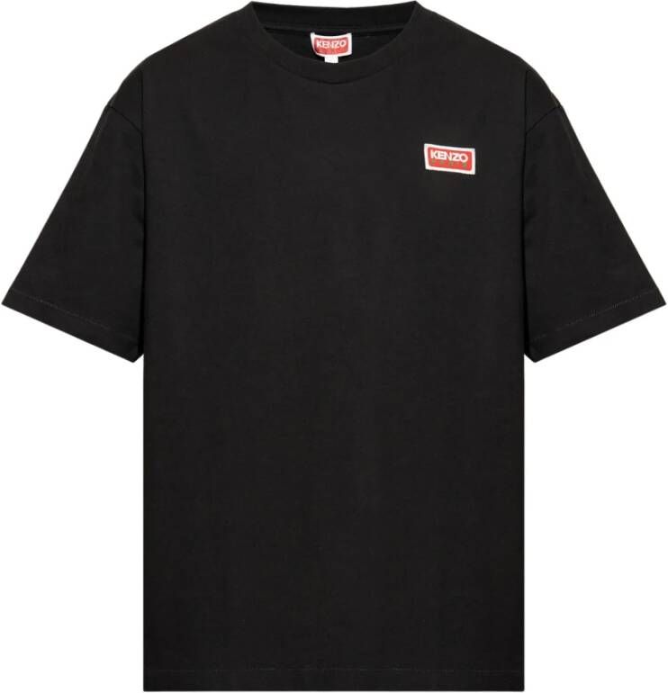 Kenzo Zwart Oversized T-shirt met korte mouwen Black Heren
