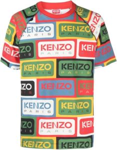 Kenzo T-shirt Rood Heren