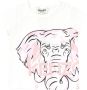 Kenzo Kids T-shirt met print Wit - Thumbnail 2