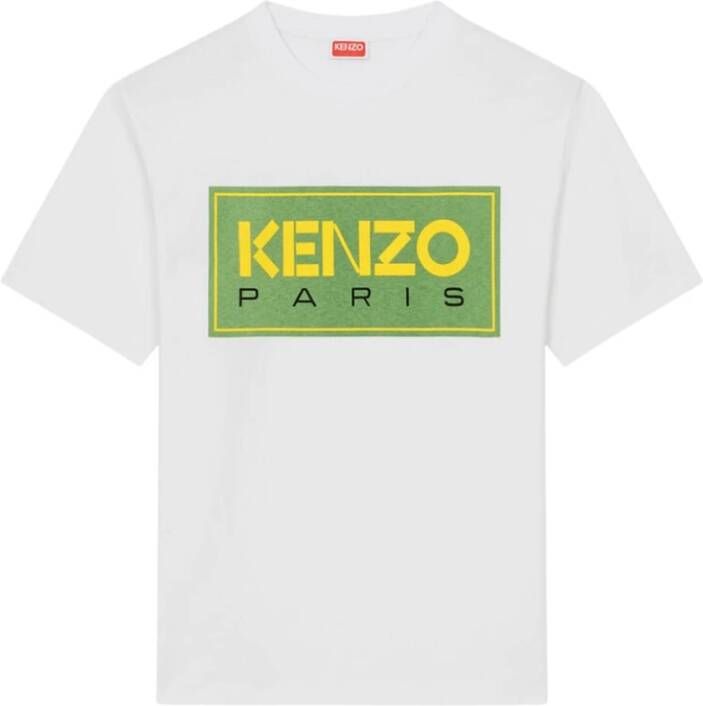 Kenzo T-shirts and Polos White Wit Heren