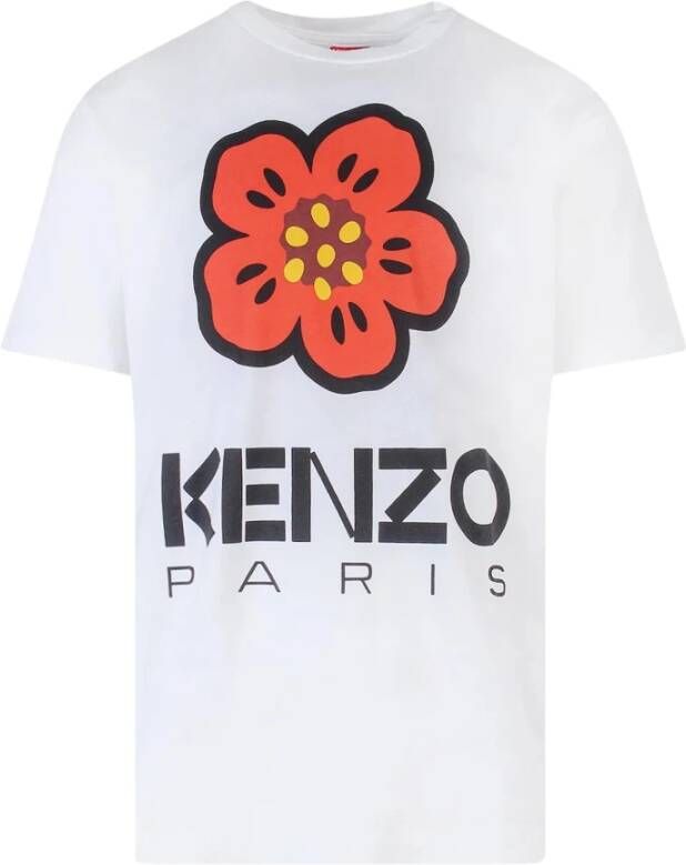 Kenzo Bedrukte T-shirts en Polos in Wit White Heren