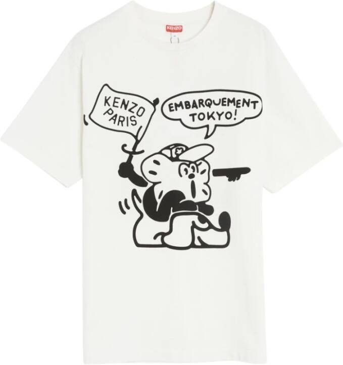 Kenzo T-shirts and Polos Beige Heren