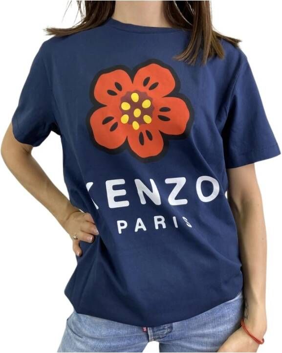 Kenzo T-Shirts Blauw Dames