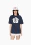 Kenzo Oversized T-shirt met Boke Flower 2.0 Print Blue Dames - Thumbnail 1