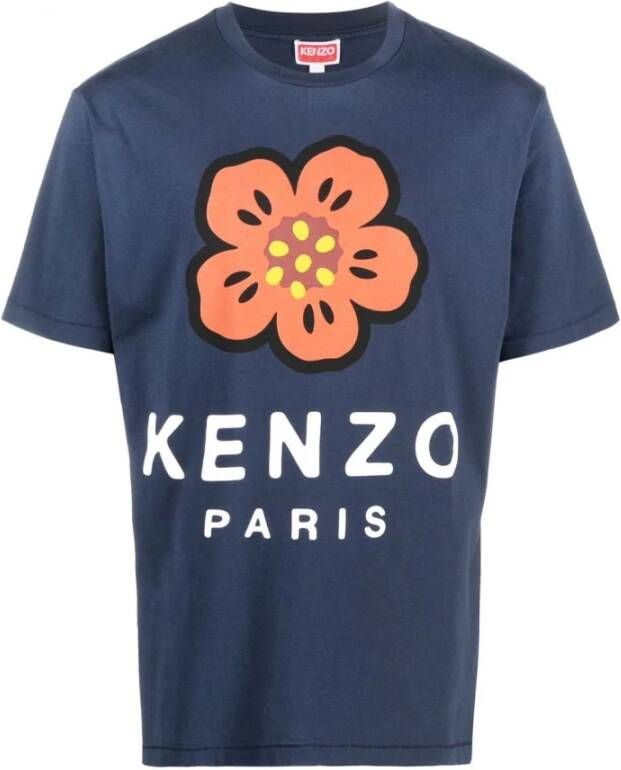 Kenzo Elegante en Comfortabele T-shirt voor Blauw