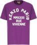 Kenzo Stijlvolle Paarse Katoenen T-shirt voor Vrouwen Purple Dames - Thumbnail 1
