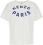 Kenzo Witte Katoenen T-shirt met Bedrukt Logo Wit Dames - Thumbnail 3