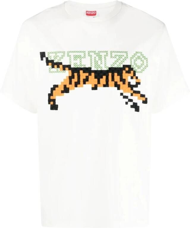 Kenzo T-Shirts Wit Heren