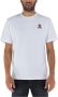Kenzo Witte Katoenen T-shirt met Boke Bloemenpatch White Heren - Thumbnail 1