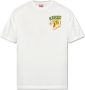 Kenzo Witte Varsity Jungle Patch T-shirt White Heren - Thumbnail 1