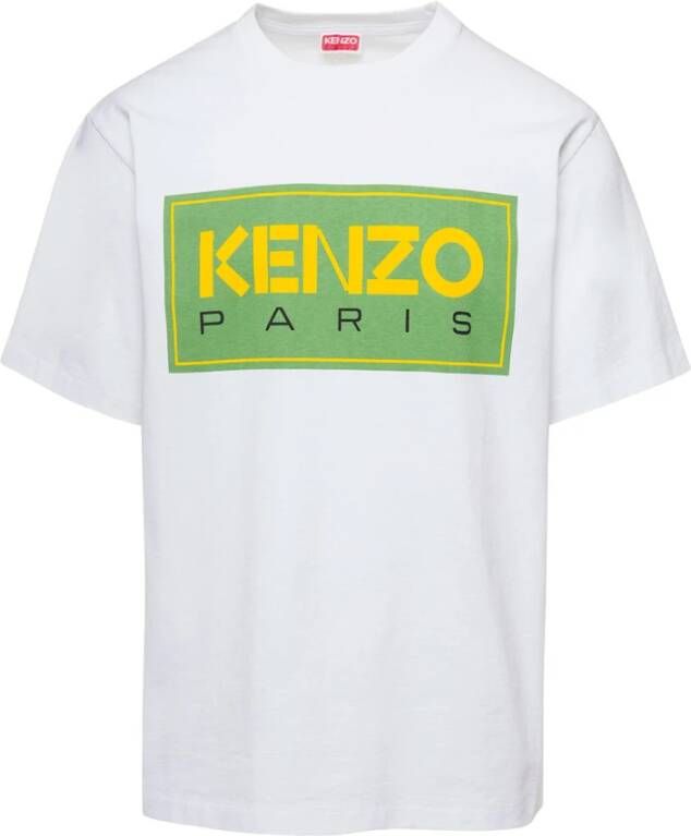 Kenzo T-shirts and Polos White Wit Heren