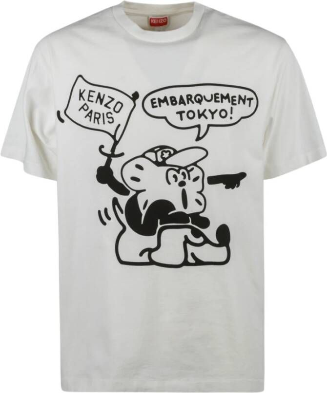 Kenzo T-Shirts Wit Heren