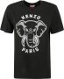 Kenzo Zwarte Varsity Jungle Geborduurde T-shirt Black Dames - Thumbnail 1