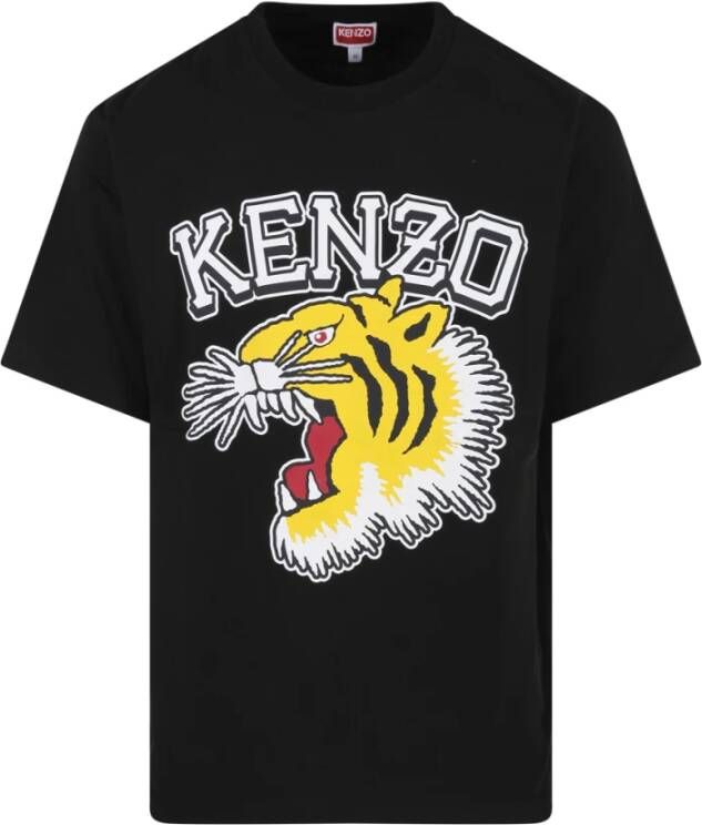 Kenzo Zwarte T-shirts en Polos uit Parijs Black Heren