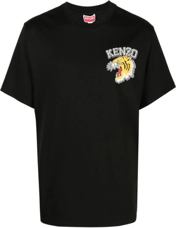 Kenzo Heren Katoenen T-Shirt Stijlvol en Comfortabel Black Heren