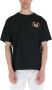 Kenzo Bowling Team Oversize T-Shirt voor Heren Zwart Heren - Thumbnail 1