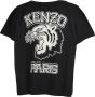 Kenzo Seizoensgebonden Grafische Boxy T-Shirt Zwart Heren - Thumbnail 2