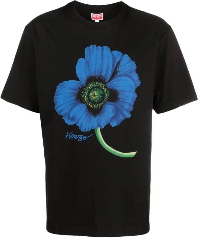 Kenzo T-shirt Korte Mouw Seasonal Poppy Graphic Classic