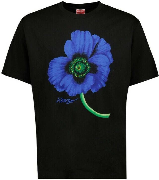 Kenzo T-shirt Korte Mouw Seasonal Poppy Graphic Classic