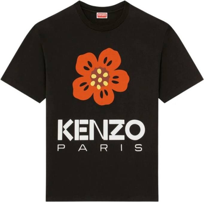 Kenzo Losse Boke Flower T-Shirt Blauw Dames