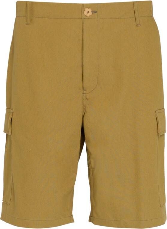 Kenzo Cargo Shorts met werkbroek-geïnspireerd ontwerp Green Heren