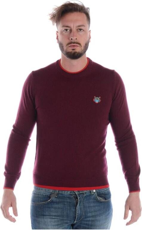 Kenzo Tiger Jumper Sweater Pullover Red Heren