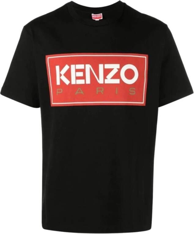 Kenzo Trendy Retro Stijl T-shirts en Polos Zwart Heren