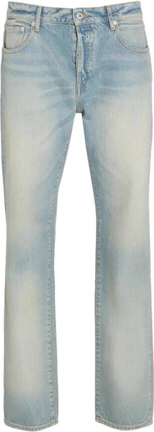 Kenzo Slim Fit Distressed Jeans Blauw Heren