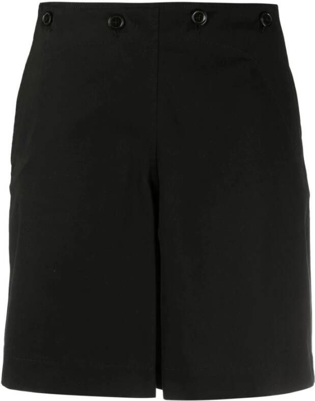 Kenzo Hoge taille zwarte D Bermuda shorts Black Dames