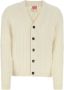 Kenzo Gebreid Cardigan Blijf Warm en Stijlvol White Heren - Thumbnail 1
