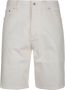 Kenzo WB Gebleekte Witte Denim Shorts White Heren - Thumbnail 1