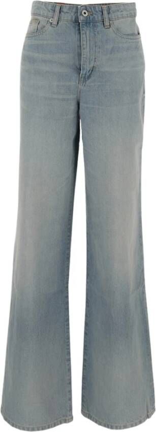Kenzo Wide Leg Jeans Klassieke Pasvorm Blauw Dames