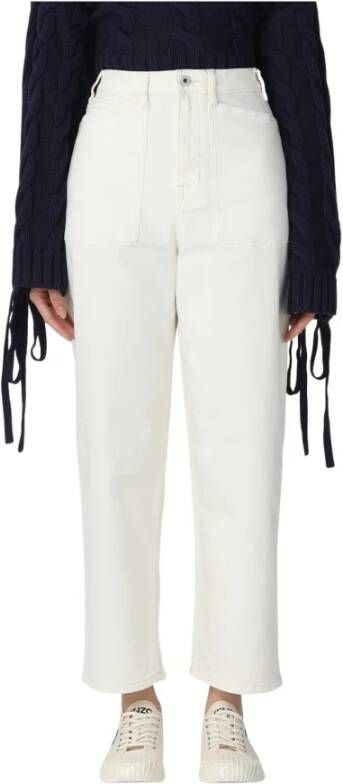 Kenzo Witte Jeans Wit Dames