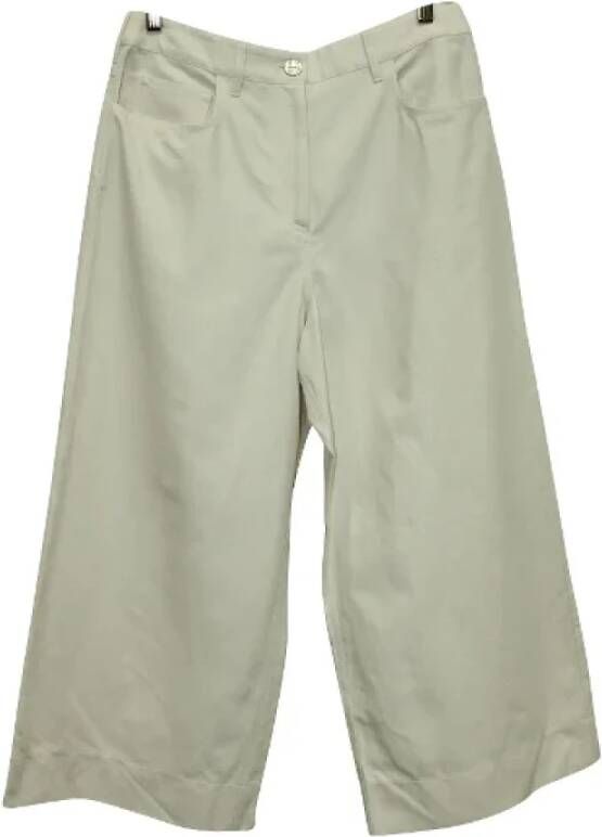 Kenzo Witte Katoenen Shorts-Rokken Modern Ontwerp Maat 42 L Us10 Uk12 Nieuw met Labels Groen Dames
