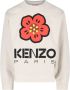 Kenzo Grijze Sweatshirt met Logo-Print en Bloemenmotief Gray Dames - Thumbnail 3