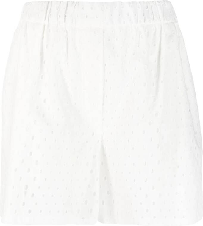 Kenzo Zomerse Bermuda Short Shorts White Dames