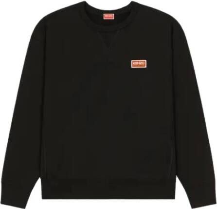 Kenzo Zwart Streetwear Sweatshirt met Vintage Touch Zwart Heren
