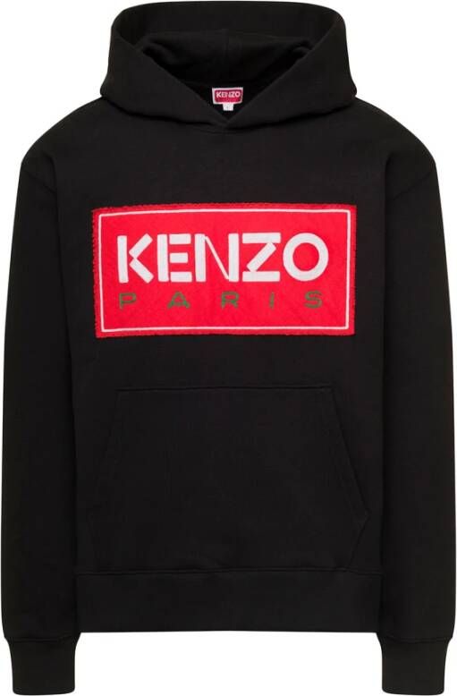 Kenzo Zwart Sweatshirt met Logo Print Zwart Heren
