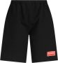 Kenzo Zwarte Katoenen Logo Sport Shorts Zwart Heren - Thumbnail 1