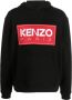 Kenzo Zwarte Katoenen Sweatshirt met Capuchon en Logo Print Black Heren - Thumbnail 3