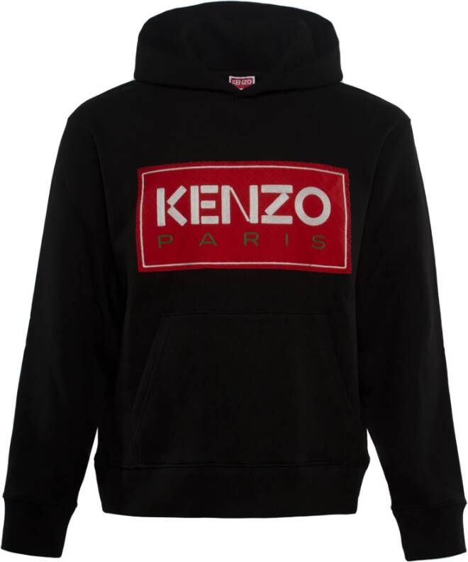 Kenzo Zwarte Logo Sweatshirt voor Heren Black Heren