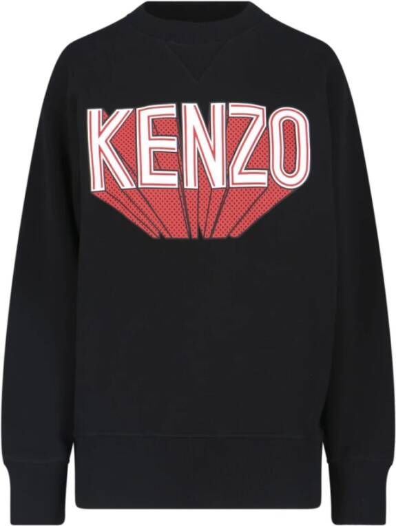 Kenzo Zwarte Sweaters voor Heren Black Dames