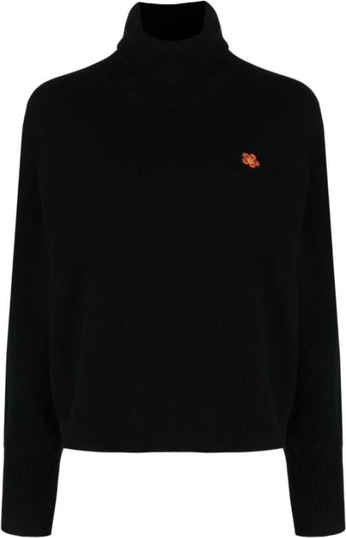 Kenzo Zwarte Sweaters met 4 5 cm Hak Black Dames