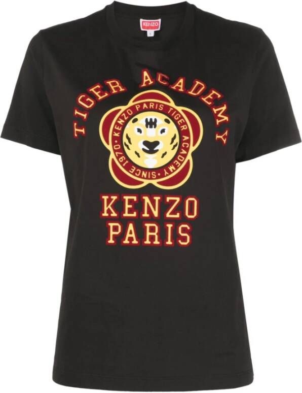 Kenzo Zwarte T-shirts en Polos Black Dames