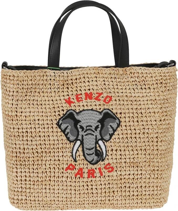 Kenzo Zwarte Tassen Stijlvolle Collectie Beige Dames