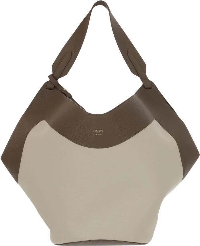 Khaite Shoppers & Totes 'Medium Lotus Tote' Shopping Bag in beige